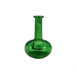 Vintage 60s JM McGinness green glass decanter